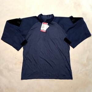 NWT Tru-Spec 1/4 Zip Navy Long Sleeve Tactical Combat Shirt - Men's Size 3XL